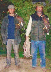 Regreso del cazadero con mis torzuelos.