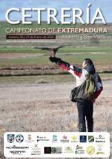 CARTEL CAMPEONATO DE CETRERIA DE EXTREMADURA 2020
